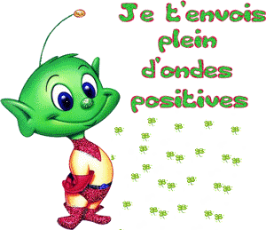 Gif animé bonne chance ondes positives